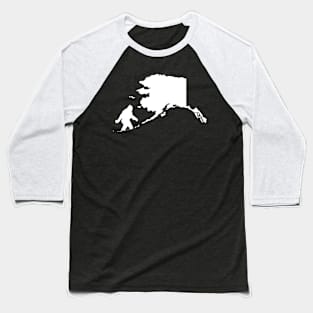 Alaska Bigfoot Gift Baseball T-Shirt